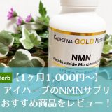 アイハーブのNMNサプリおすすめランキング！口コミで人気の商品をレビュー！