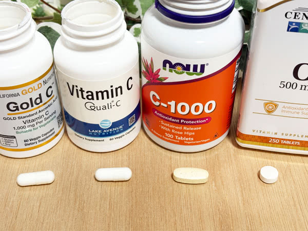 アイハーブのビタミンCサプリの飲みやすさ比較